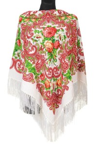 XXL - chusta, ludowa, apaszka, góralska, zakopiańska, folk etno, cleo, Slavic headscarf, Russian headcarf, русский платок, украинский платок, Українська хустка, Polish regional scarves,Polnische regionale Schals,