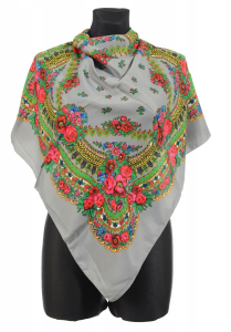 UKR70- chusta,apaszka, góralska, zakopiańska, folk etno, cleo, Slavic headscarf, Russian headcarf, русский платок, украинский платок, Українська хустка, Polish regional scarves,Polnische regionale Schals,
