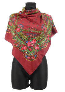 UKR70- chusta,apaszka, góralska, zakopiańska, folk etno, cleo, Slavic headscarf, Russian headcarf, русский платок, украинский платок, Українська хустка, Polish regional scarves,Polnische regionale Schals,