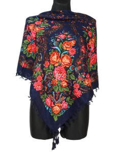L - chusta, ludowa, apaszka, góralska, zakopiańska, folk etno, cleo, Slavic headscarf, Russian headcarf, русский платок, украинский платок, Українська хустка, Polish regional scarves,Polnische regionale Schals,