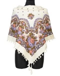 L - chusta, ludowa, apaszka, góralska, zakopiańska, folk etno, cleo, Slavic headscarf, Russian headcarf, русский платок, украинский платок, Українська хустка, Polish regional scarves,Polnische regionale Schals,