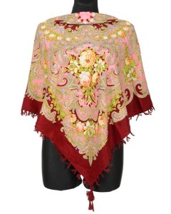 L - chusta, ludowa, apaszka, góralska, zakopiańska, folk etno, cleo, Slavic headscarf, Russian headcarf, русский платок, украинский платок, Українська хустка, Polish regional scarves,Polnische regionale Schals,