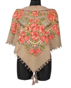L - chusta, ludowa, apaszka, góralska, zakopiańska, folk etno, cleo, Slavic headscarf, Russian headcarf, русский платок, украинский платок, Українська хустка, Polish regional scarves,Polnische regionale Schals,