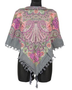 L - chusta, ludowa, apaszka, góralska, zakopiańska, folk etno, cleo, Slavic headscarf, Russian headcarf, русский платок, украинский платок, Українська хустка, Polish regional scarves,Polnische regionale Schals,