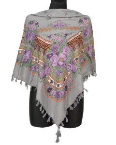 L - chusta, ludowa, apaszka, góralska, zakopiańska, folk etno, cleo, Slavic headscarf, Russian headcarf, русский платок, украинский платок, Українська хустка, Polish regional scarves,Polnische regionale Schals,