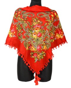 L - chusta, ludowa, apaszka, góralska, zakopiańska, folk etno, cleo, Slavic headscarf, Russian headcarf, русский платок, украинский платок, Українська хустка, Polish regional scarves,Polnische regionale Schals,