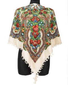L - chusta, ludowa, apaszka, góralska, zakopiańska, folk etno, cleo, Slavic headscarf, Russian headcarf, русский платок, украинский платок, Українська хустка, Polish regional scarves,Polnische regionale Schals,