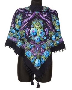 L - chusta, ludowa, apaszka, góralska, zakopiańska, folk etno, cleo, Slavic headscarf, Russian headcarf, русский платок, украинский платок, Українська хустка, Polish regional scarves,Polnische regionale Schals,