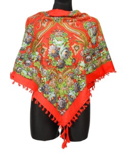 L - chusta, ludowa, apaszka, góralska, zakopiańska, folk etno, cleo, Slavic headscarf, Russian headcarf, русский платок, украинский платок, Українська хустка, Polish regional scarves,Polnische regionale Schals,