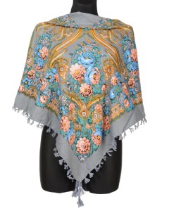 L - chusta, ludowa, apaszka, góralska, zakopiańska, folk etno, cleo, Slavic headscarf, Russian headcarf, русский платок, украинский платок, Українська хустка, Polish regional scarves,Polnische regionale Schals,