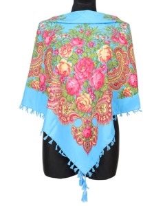 L - chusta, ludowa, apaszka, góralska, zakopiańska, folk etno, cleo, Slavic headscarf, Russian headcarf, русский платок, украинский платок, Українська хустка, Polish regional scarves,Polnische regionale Schals,