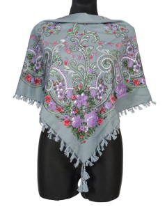 L - chusta, ludowa, apaszka, góralska, zakopiańska, folk etno, cleo, Slavic headscarf, Russian headcarf, русский платок, украинский платок, Українська хустка, Polish regional scarves,Polnische regionale Schals,