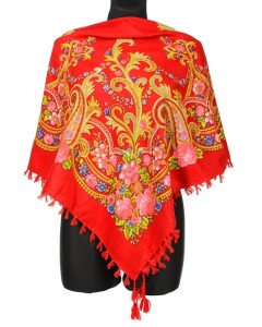 L - chusta, ludowa, apaszka, góralska, zakopiańska, folk etno, cleo, Slavic headscarf, Russian headcarf, русский платок, украинский платок, Українська хустка, Polish regional scarves,Polnische regionale Schals,