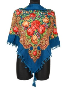 L - chusta, ludowa, apaszka, góralska, zakopiańska, folk etno, cleo, Slavic headscarf, Russian headcarf, русский платок, украинский платок, Українська хустка, Polish regional scarves,Polnische regionale Schals,