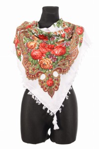 L - chusta, ludowa, apaszka, góralska, zakopiańska, folk etno, cleo, Slavic headscarf, Russian headcarf, русский платок, украинский платок, Українська хустка, Polish regional scarves,Polnische regionale Schals,
