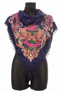 L - chusta, ludowa, apaszka, góralska, zakopiańska, folk etno, cleo, Slavic headscarf, Russian headcarf, русский платок, украинский платок, Українська хустка, Polish regional scarves,Polnische regionale Schals,