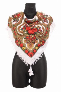 L - chusta, ludowa, apaszka, góralska, zakopiańska, folk etno, cleo, Slavic headscarf, Russian headcarf, русский платок, украинский платок, Українська хустка, Polish regional scarves,Polnische regionale Schals,