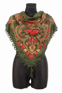 L - chusta, ludowa, apaszka, góralska, zakopiańska, folk etno, cleo, Slavic headscarf, Russian headcarf, русский платок, украинский платок, Українська хустка, Polish regional scarves,Polnische regionale Schals,