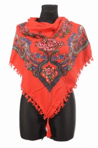 L - chusta, ludowa, apaszka, góralska, zakopiańska, folk etno, cleo, Slavic headscarf, Russian headcarf, русский платок, украинский платок, Українська хустка, Polish regional scarves,Polnische regionale Schals,