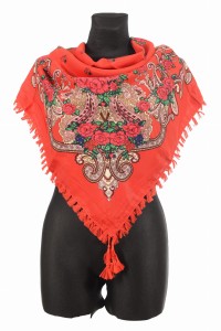 L - chusta, ludowa, apaszka, góralska, zakopiańska, folk etno, cleo, Slavic headscarf, Russian headcarf, русский платок, украинский платок, Українська хустка, Polish regional scarves,Polnische regionale Schals,
