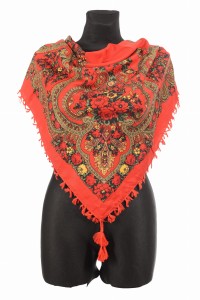 L - chusta, ludowa, apaszka, góralska, zakopiańska, folk etno, cleo, Slavic headscarf, Russian headcarf, русский платок, украинский платок, Українська хустка, Polish regional scarves,Polnische regionale Schals,