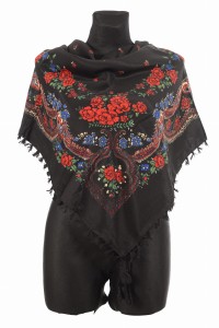 L - chusta, ludowa, apaszka, góralska, zakopiańska, folk etno, cleo, Slavic headscarf, Russian headcarf, русский платок, украинский платок, Українська хустка, Polish regional scarves,Polnische regionale Schals,