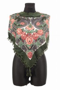 L - chusta, ludowa, apaszka, góralska, zakopiańska, folk etno, cleo, Slavic headscarf, Russian headcarf, русский платок, украинский платок, Українська хустка, Polish regional scarves,Polnische regionale Schals,