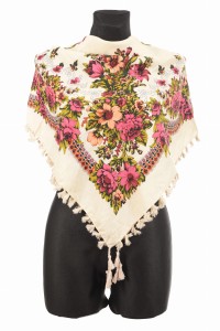 L - chusta, ludowa, apaszka, góralska, zakopiańska, folk etno, cleo, Slavic headscarf, Russian headcarf, русский платок, украинский платок, Українська хустка, Polish regional scarves,Polnische regionale Schals,