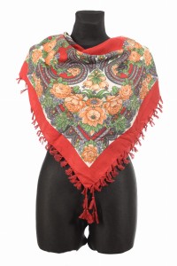L - chusta, ludowa, apaszka, góralska, zakopiańska, folk etno, cleo, Slavic headscarf, Russian headcarf, русский платок, украинский платок, Українська хустка, Polish regional scarves,Polnische regionale Schals,