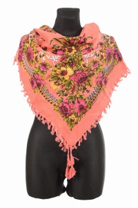 L - chusta, ludowa, apaszka, góralska, zakopiańska, folk etno, cleo, Slavic headscarf, Russian headcarf, русский платок, украинский платок, Українська хустка, Polish regional scarves,Polnische regionale Schals,
