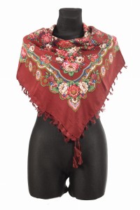 L - chusta, ludowa, apaszka, góralska, zakopiańska, folk etno, cleo, Slavic headscarf, Russian headcarf, русский платок, украинский платок, Українська хустка, Polish regional scarves,Polnische regionale Schals,