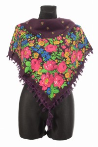 L - chusta, ludowa, apaszka, góralska, zakopiańska, folk etno, cleo, Slavic headscarf, Russian headcarf, русский платок, украинский платок, Українська хустка, Polish regional scarves,Polnische regionale Schals,