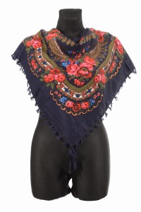 L - chusta, ludowa, apaszka, góralska, zakopiańska, folk etno, cleo, Slavic headscarf, Russian headcarf, русский платок, украинский платок, Українська хустка, Polish regional scarves,Polnische regionale Schals,