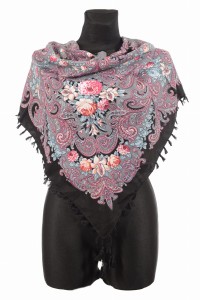 L - chusta, ludowa, apaszka, góralska, zakopiańska, folk etno, cleo, Slavic headscarf, Russian headcarf, русский платок, украинский платок, Українська хустка, Polish regional scarves,Polnische regionale Schals,