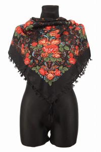 L - chusta, ludowa, apaszka, góralska, zakopiańska, folk etno, cleo, Slavic headscarf, Russian headcarf, русский платок, украинский платок, Українська хустка, Polish regional scarves,Polnische regionale Schals,