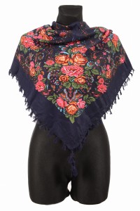 L - chusta, ludowa, apaszka, góralska, zakopiańska, folk etno, cleo, Slavic headscarf, Russian headcarf, русский платок, украинский платок, Українська хустка, Polish regional scarves,Polnische regionale Schals,
