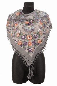 L - chusta, ludowa, apaszka, góralska, zakopiańska, folk etno, cleo, Slavic headscarf, Russian headcarf, русский платок, украинский платок, Українська хустка, Polish regional scarves,Polnische regionale Schals,
