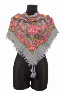 L - chusta, ludowa, apaszka, góralska, zakopiańska, folk etno, cleo, Slavic headscarf, Russian headcarf, русский платок, украинский платок, Українська хустка, Polish regional scarves,Polnische regionale Schals,
