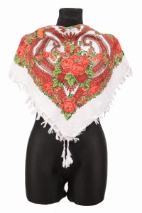 L - chusta, ludowa, apaszka, góralska, zakopiańska, folk etno, cleo, Slavic headscarf, Russian headcarf, русский платок, украинский платок, Українська хустка, Polish regional scarves,Polnische regionale Schals,