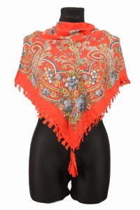L - chusta, ludowa, apaszka, góralska, zakopiańska, folk etno, cleo, Slavic headscarf, Russian headcarf, русский платок, украинский платок, Українська хустка, Polish regional scarves,Polnische regionale Schals,