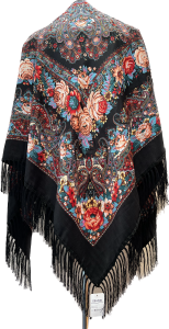XXL - chusta, ludowa, apaszka, góralska, zakopiańska, folk etno, cleo, Slavic headscarf, Russian headcarf, русский платок, украинский платок, Українська хустка, Polish regional scarves,Polnische regionale Schals, 
