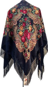 XXL - chusta, ludowa, apaszka, góralska, zakopiańska, folk etno, cleo, Slavic headscarf, Russian headcarf, русский платок, украинский платок, Українська хустка, Polish regional scarves,Polnische regionale Schals, 