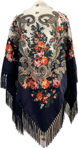 XXL - chusta, ludowa, apaszka, góralska, zakopiańska, folk etno, cleo, Slavic headscarf, Russian headcarf, русский платок, украинский платок, Українська хустка, Polish regional scarves,Polnische regionale Schals,   