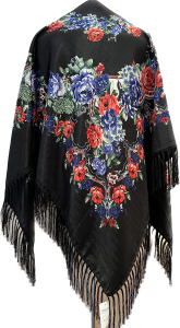 XXL - chusta, ludowa, apaszka, góralska, zakopiańska, folk etno, cleo, Slavic headscarf, Russian headcarf, русский платок, украинский платок, Українська хустка, Polish regional scarves,Polnische regionale Schals,  