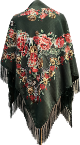 XXL - chusta, ludowa, apaszka, góralska, zakopiańska, folk etno, cleo, Slavic headscarf, Russian headcarf, русский платок, украинский платок, Українська хустка, Polish regional scarves,Polnische regionale Schals,  