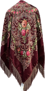 XXL - chusta, ludowa, apaszka, góralska, zakopiańska, folk etno, cleo, Slavic headscarf, Russian headcarf, русский платок, украинский платок, Українська хустка, Polish regional scarves,Polnische regionale Schals,  