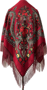 XL - chusta, ludowa, apaszka, góralska, zakopiańska, folk etno, cleo, Slavic headscarf, Russian headcarf, русский платок, украинский платок, Українська хустка, Polish regional scarves,Polnische regionale Schals,      