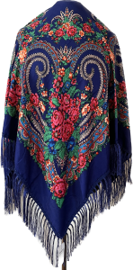 XL - chusta, ludowa, apaszka, góralska, zakopiańska, folk etno, cleo, Slavic headscarf, Russian headcarf, русский платок, украинский платок, Українська хустка, Polish regional scarves,Polnische regionale Schals,    