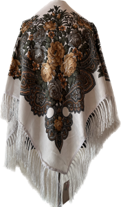 XL - chusta, ludowa, apaszka, góralska, zakopiańska, folk etno, cleo, Slavic headscarf, Russian headcarf, русский платок, украинский платок, Українська хустка, Polish regional scarves,Polnische regionale Schals,         