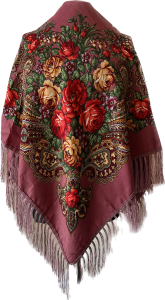 XL - chusta, ludowa, apaszka, góralska, zakopiańska, folk etno, cleo, Slavic headscarf, Russian headcarf, русский платок, украинский платок, Українська хустка, Polish regional scarves,Polnische regionale Schals,       